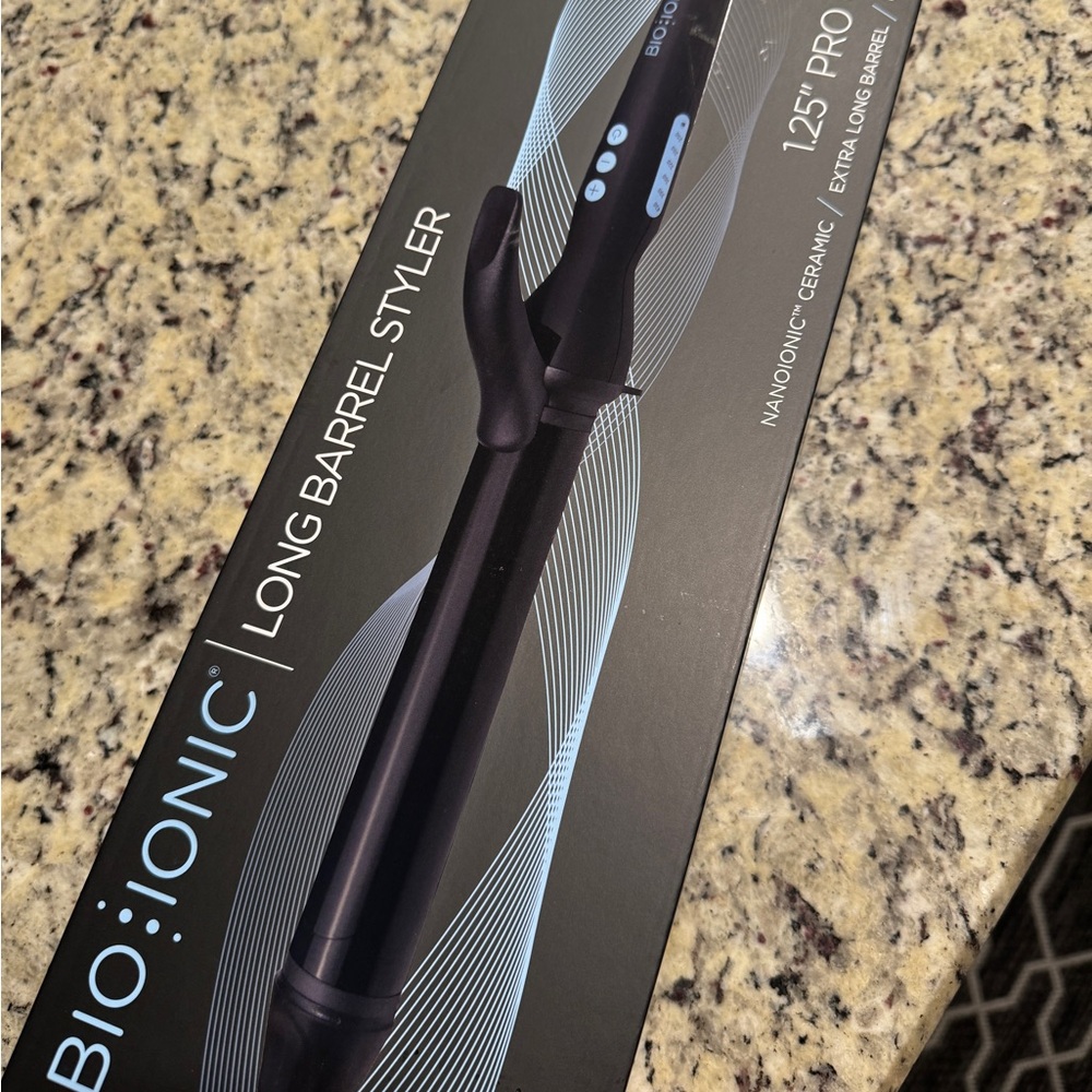 BIO IONIC-Long Barrel Curling Iron 1.25'